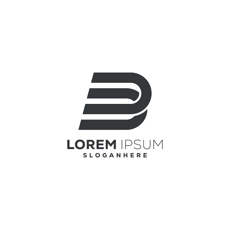 Vector gratuito diseño de logotipo letra e