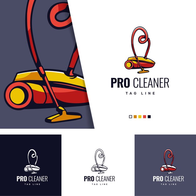 Diseño de logotipo de limpieza de alfombras.