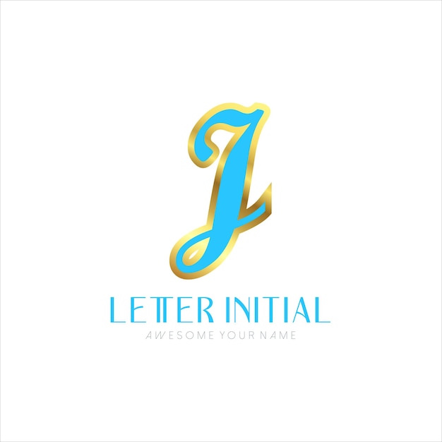 diseño de logotipo minimalista de las iniciales de la letra J para una marca personal o empresa