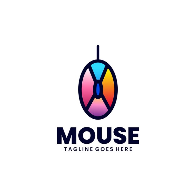 diseño de logotipo de ratón