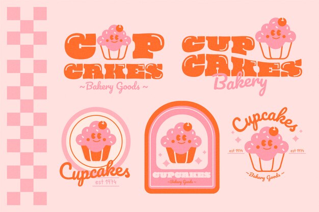 Diseño de logotipo retro dibujado a mano