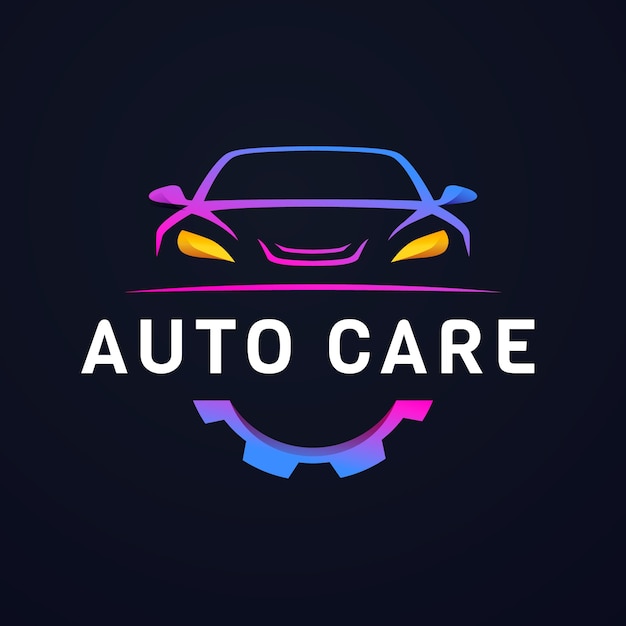 Diseño del logotipo del servicio de automóviles