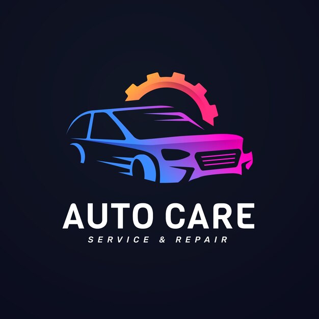 Diseño de logotipo de servicio de coche