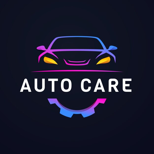 Diseño de logotipo de servicio de coche