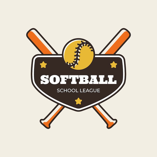 Diseño del logotipo del softbol