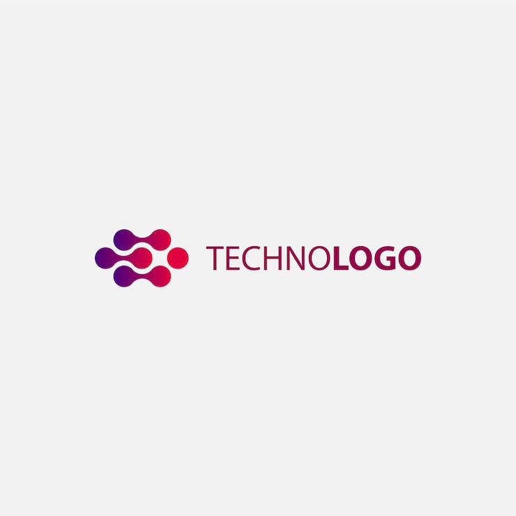 Vector gratuito diseño de logotipo técnico