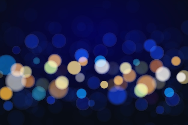 Diseño de luces brillantes de fondo Bokeh