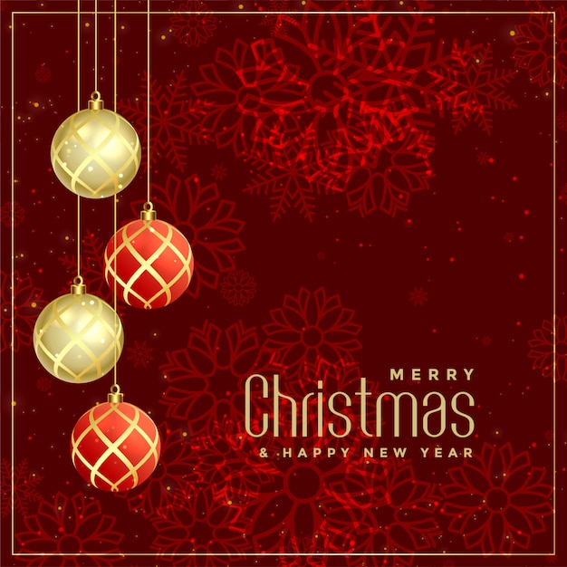 Diseño de lujo del saludo de la Feliz Navidad del estilo