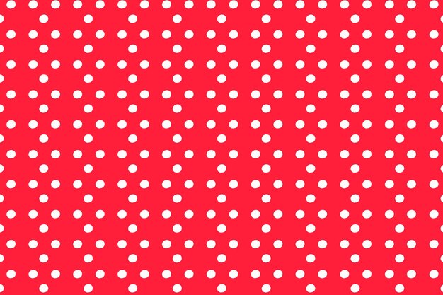 Diseño de lunares rojos dibujados a mano