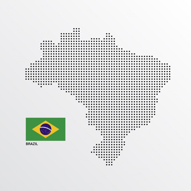 Bandera de brasil mapa bandera nacional, brasil, bandera, hoja, mapa  vectorial png