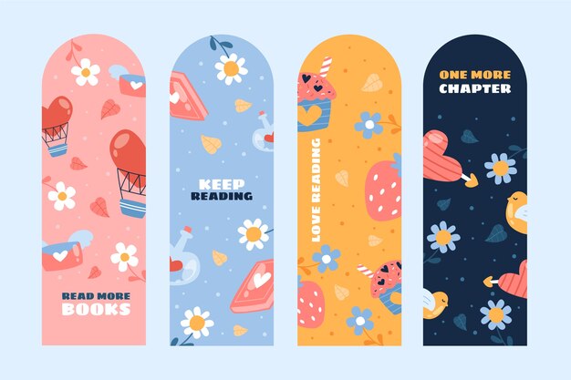 Diseño de marcador dibujado a mano