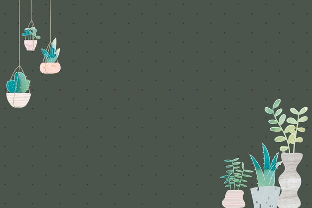 Diseño de marco de cactus en blanco