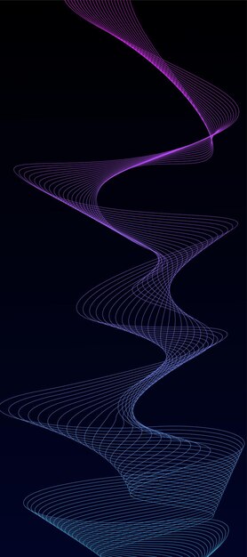 Diseño del marco de fondo del estandarte abstracto