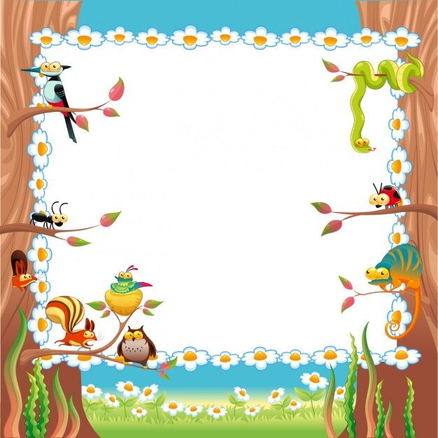 Diseño de marco de naturaleza