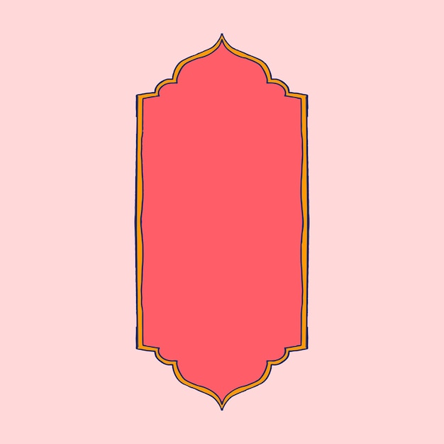 Diseño de marco de vector de rangoli indio Diwali