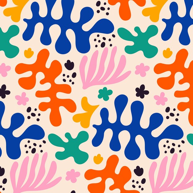 Diseño de matice de colores dibujado a mano