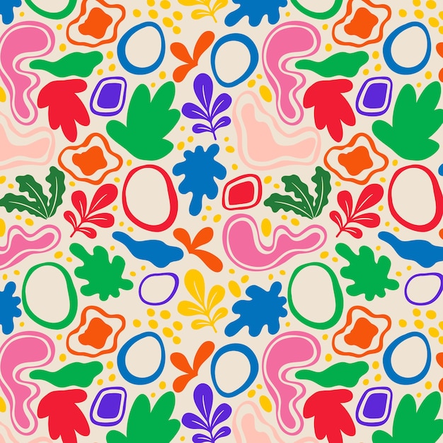 Diseño de matice de colores dibujado a mano