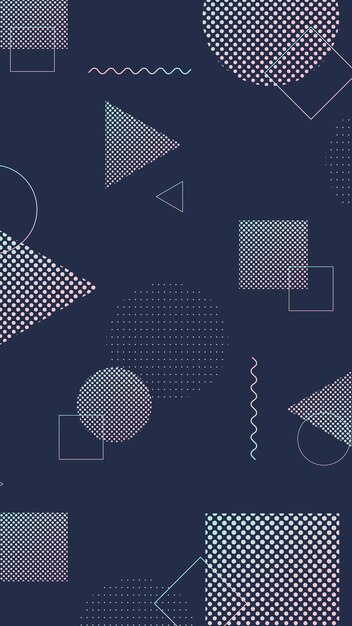 Diseño de medios tonos futurista