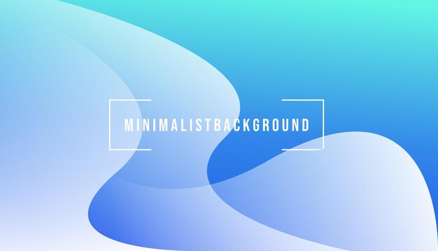 Diseño minimalista de onda de fondo nuevo