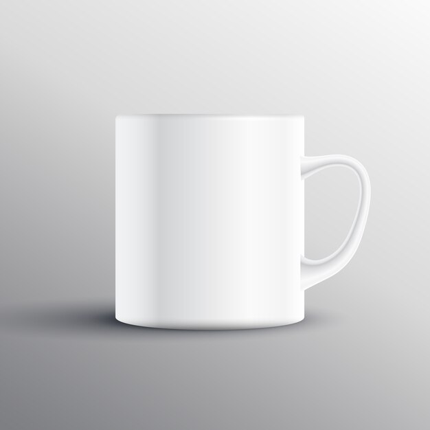 Diseño de mockup de taza vacia