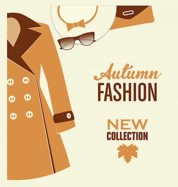 Diseño de moda de otoño