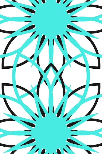 Diseño moderno de flores de fondo vectorial libre