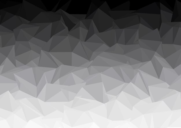 Diseño monocromo low poly