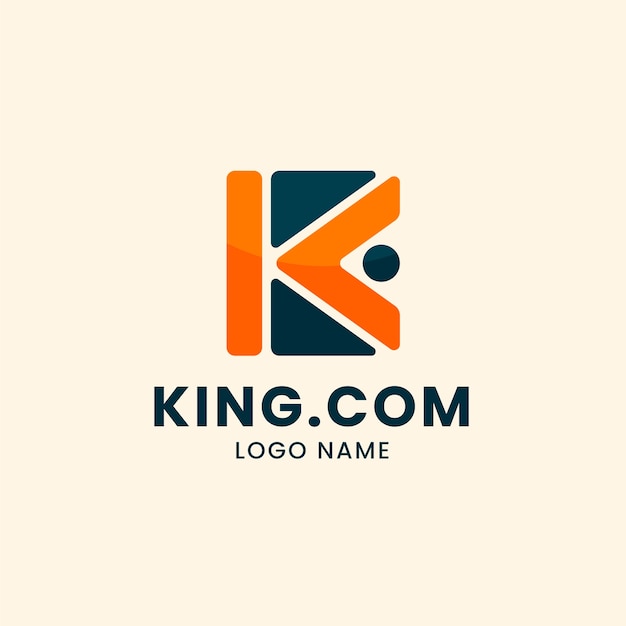 Diseño del monograma del logotipo k