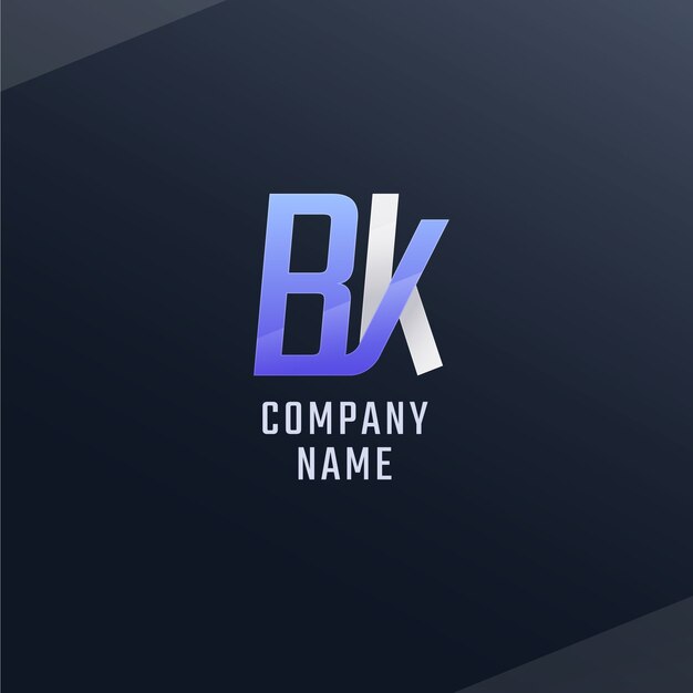 Diseño del monograma del logotipo K