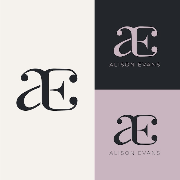 Diseño del monograma del logotipo