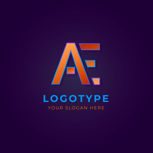 Diseño del monograma del logotipo
