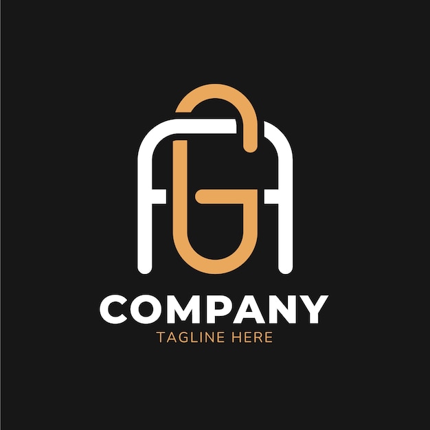 Diseño del monograma del logotipo