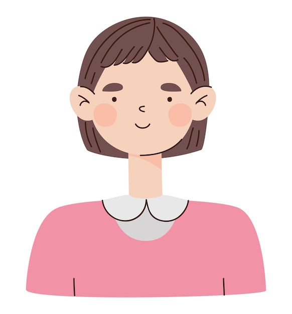 Vector gratuito diseño de mujer linda