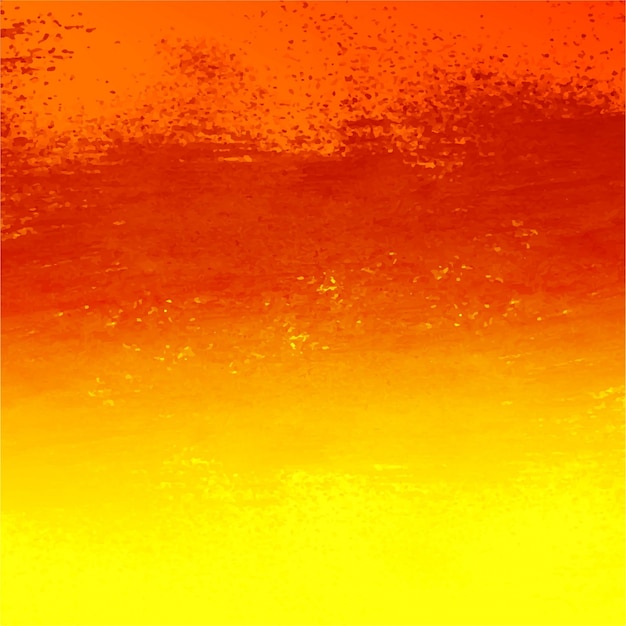 Diseño naranja y amarillo de fondo de acuarela