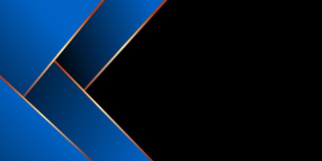 Diseño de onda de gradiente de fondo azul de lujo