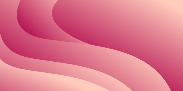 Diseño de ondas de gradiente de fondo rosa