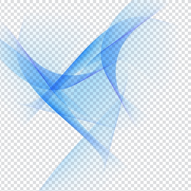 Diseño ondulado azul abstracto