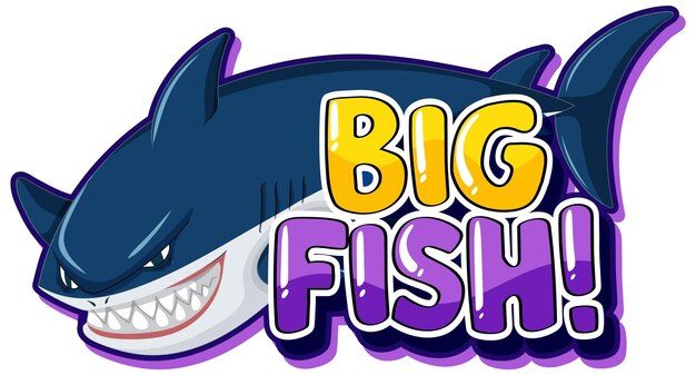 Diseño de palabras para peces grandes.