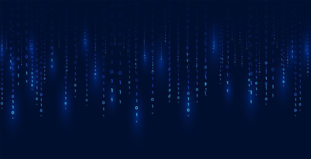 diseño de papel tapiz de código binario digital y transmisión de datos