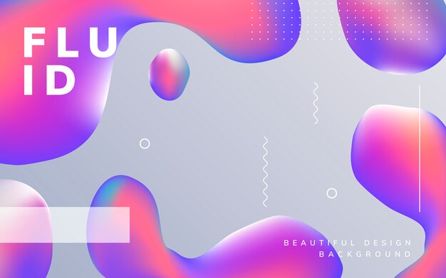 Diseño de papel tapiz degradado fluido