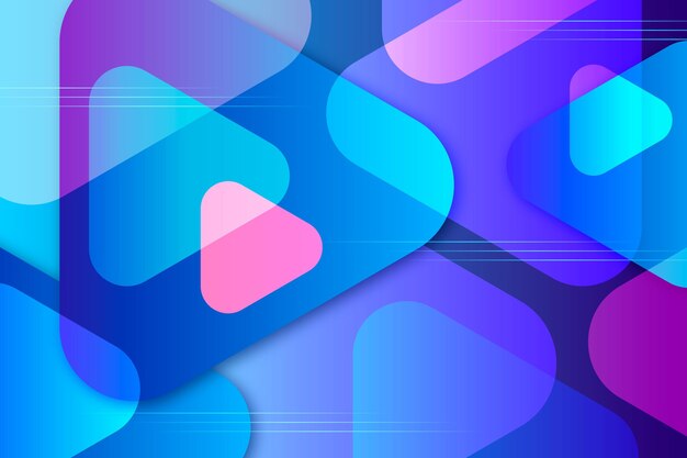 Diseño de papel tapiz de formas superpuestas