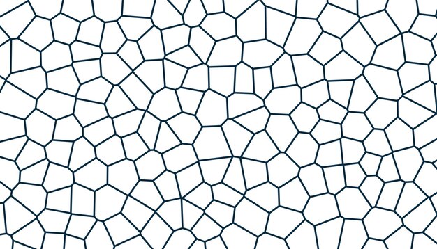 diseño de papel tapiz de patrón de cuadrícula de Voronoi geométrico abstracto