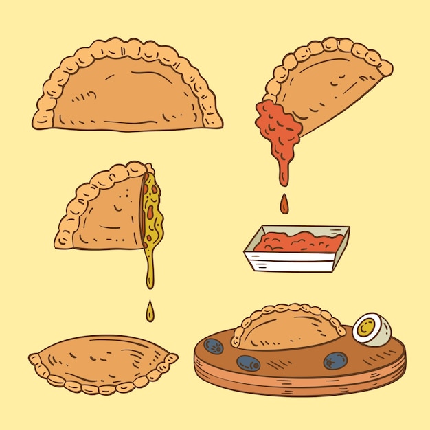 Diseño de paquete de empanada