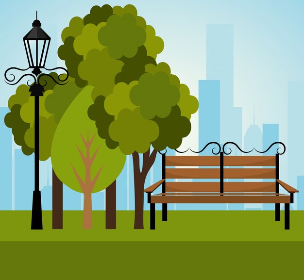 Diseño de parque urbano.