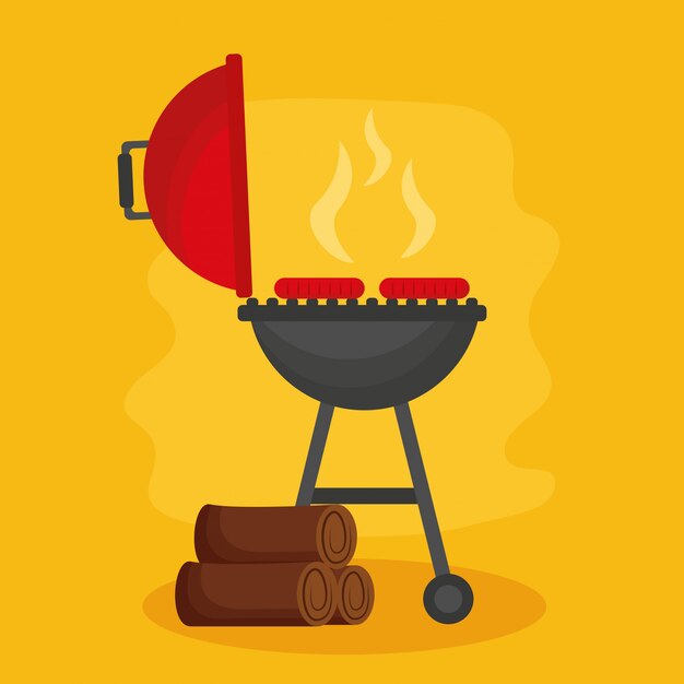 Diseño de parrilla de barbacoa