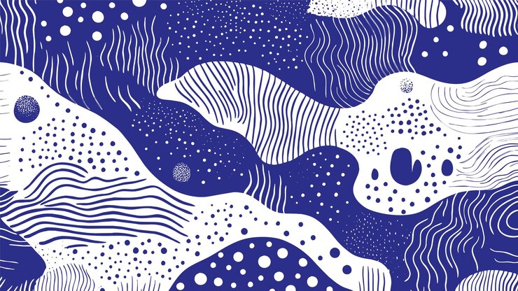 Vector gratuito diseño de patrón abstracto azul