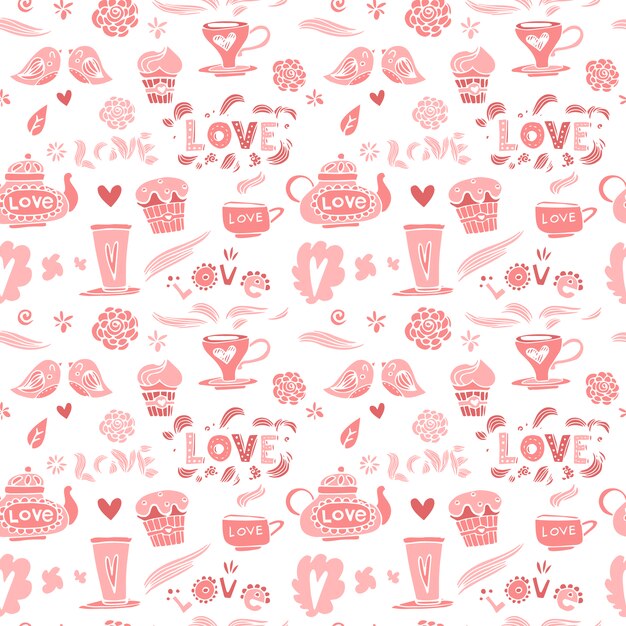 Diseño de patrón de amor