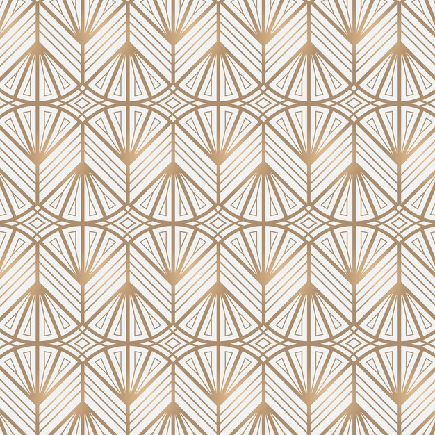Diseño de patrón art deco degradado