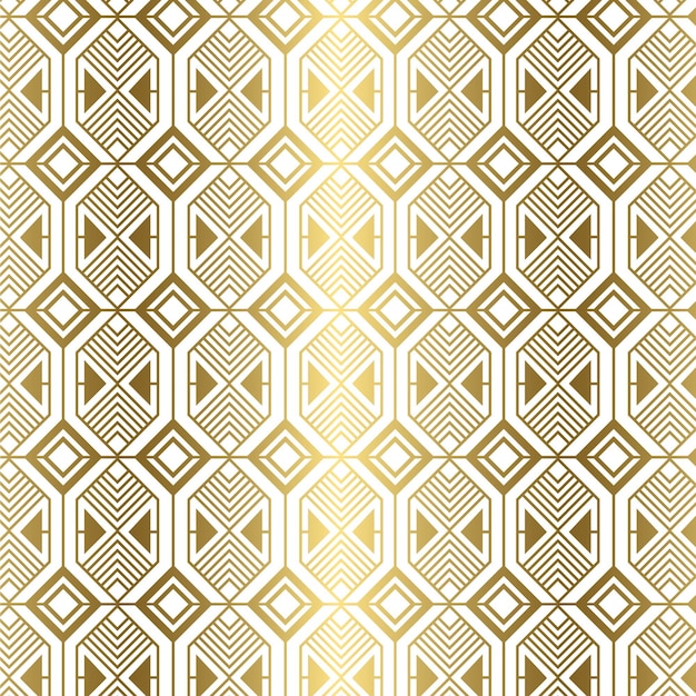 Diseño de patrón art deco degradado