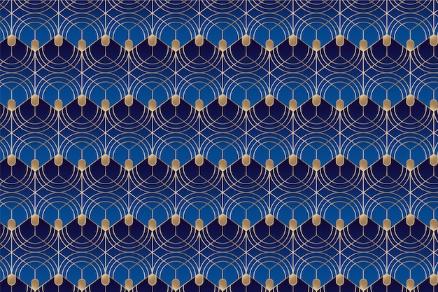 Diseño de patrón art déco